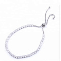 Stainless Steel Pan Bracelet cubic zirconia bracelet for women